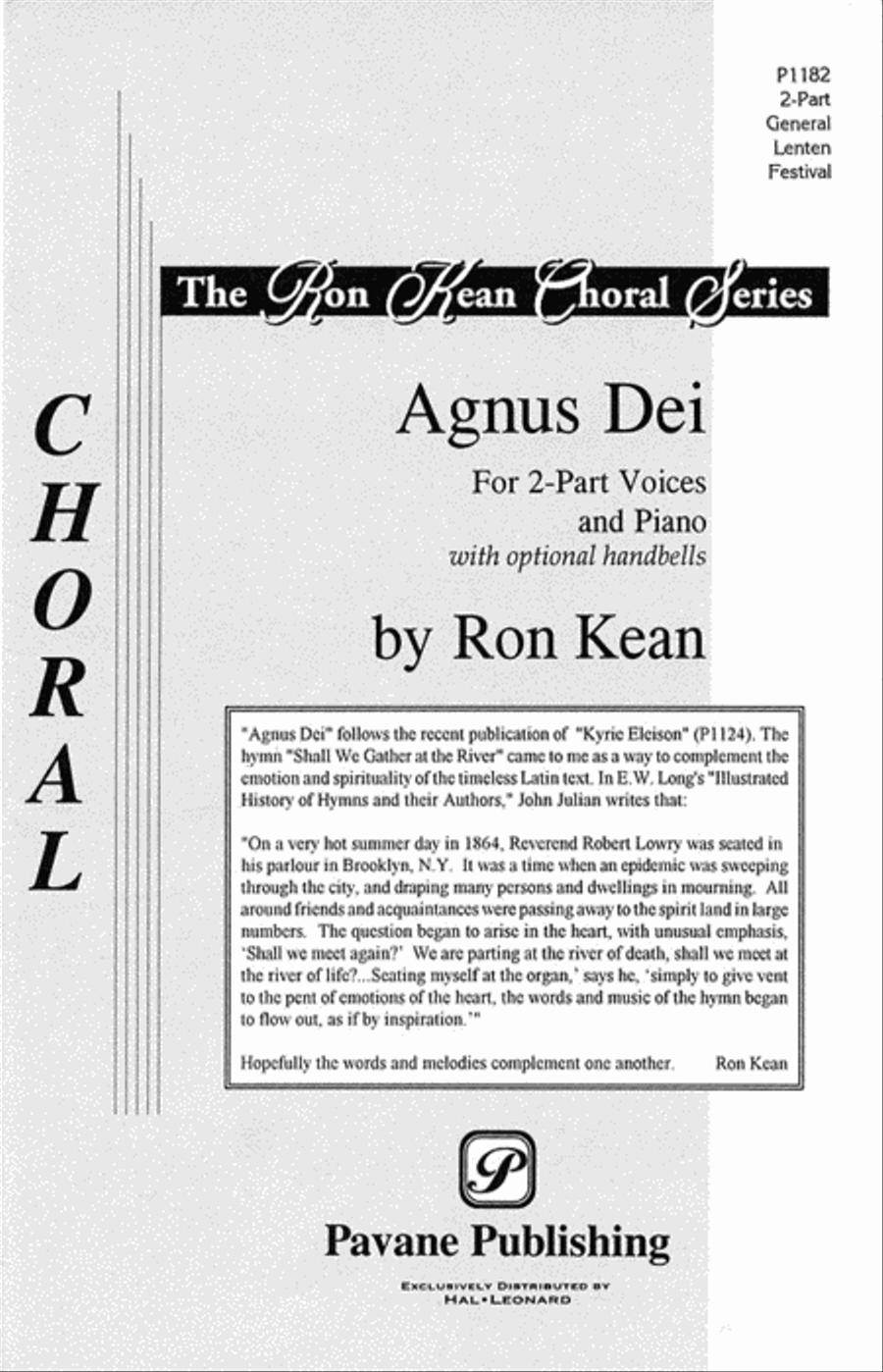Agnus Dei: Music of Inner Harmony 2-Part scores gallery preview page 1