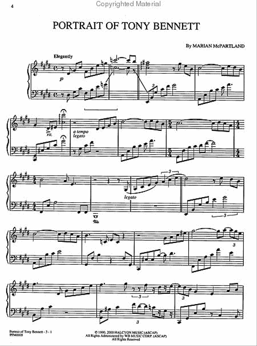 Portraits Piano Solo scores gallery preview page 3