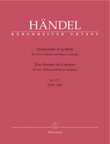 Trio Sonata for two Violins and Basso continuo g minor op. 2/5 HWV 390a