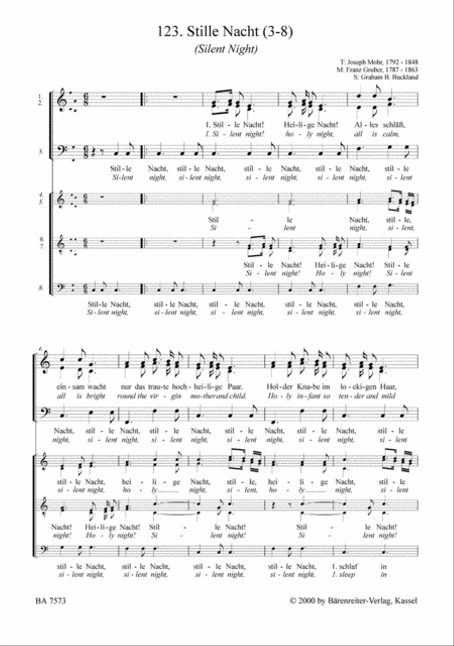 Christmas a cappella 4-Part scores gallery preview page 2