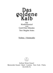 Das goldene Kalb