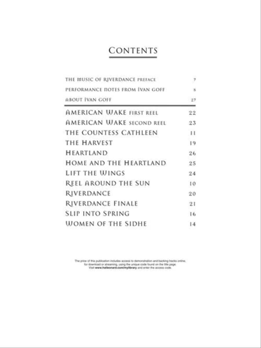 Selections from Riverdance for Pennywhistle Tin Whistle scores gallery preview page 4