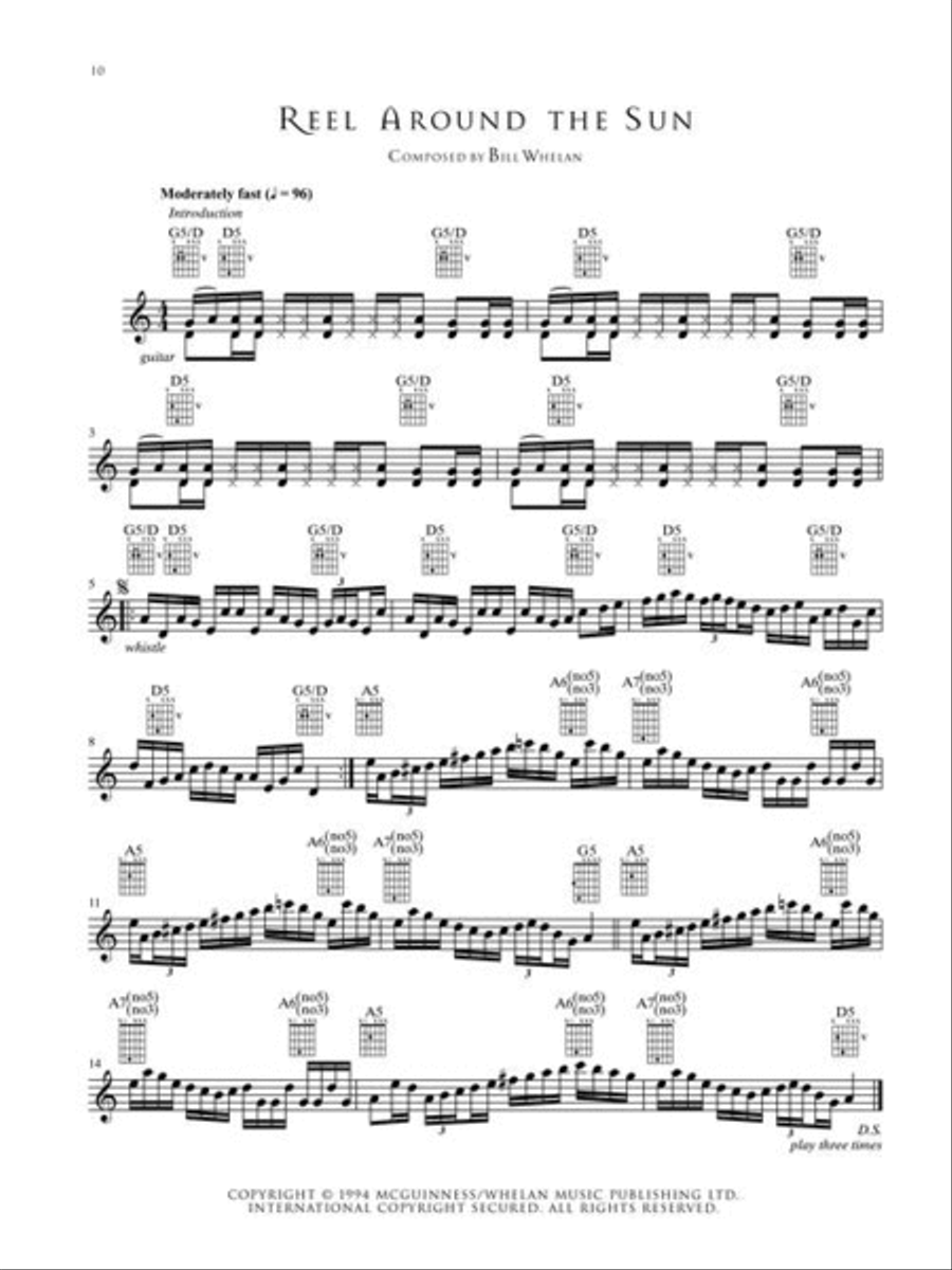 Selections from Riverdance for Pennywhistle Tin Whistle scores gallery preview page 6