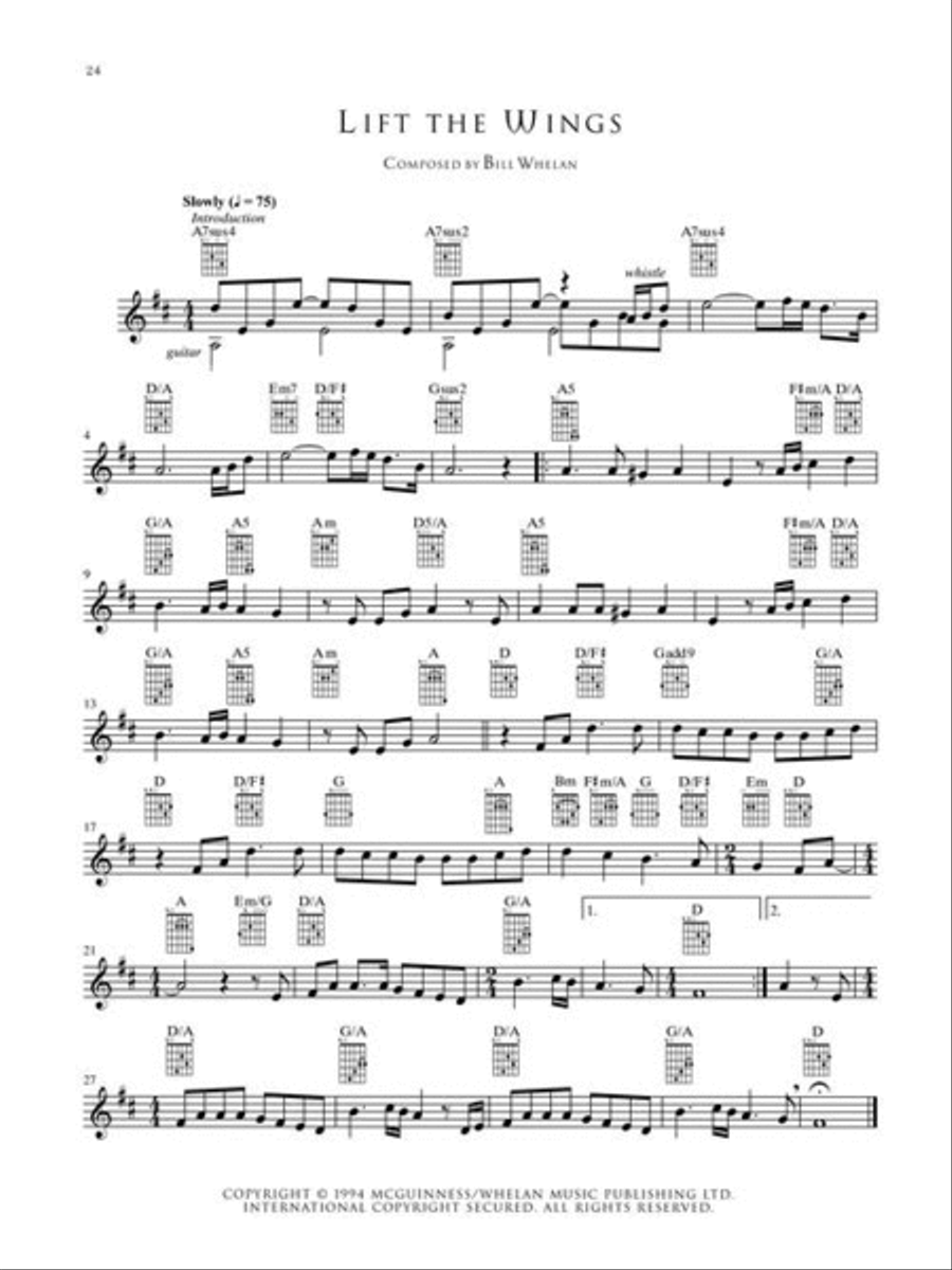 Selections from Riverdance for Pennywhistle Tin Whistle scores gallery preview page 8