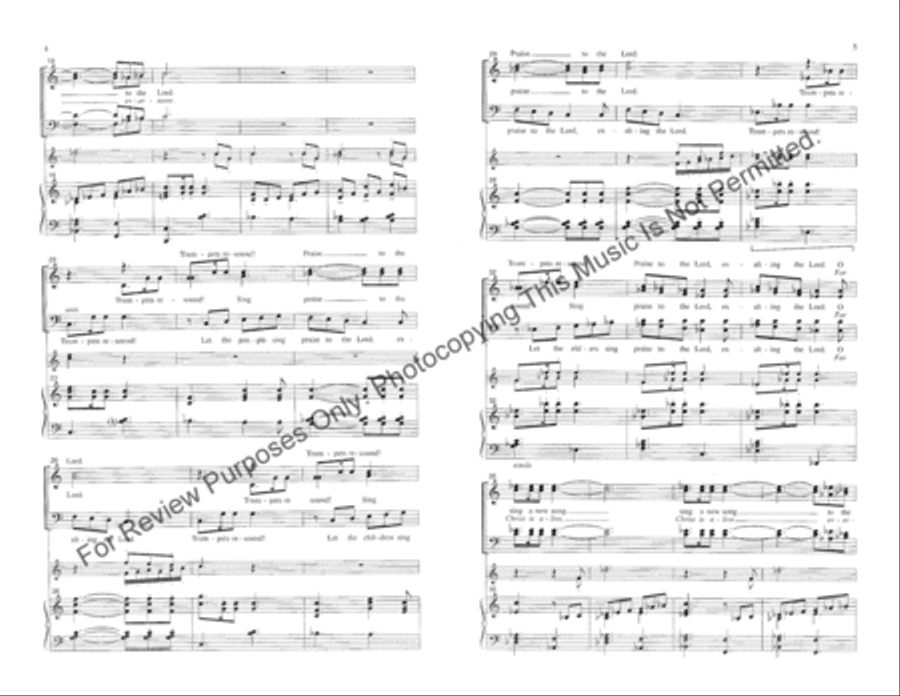Trumpets Resound Trumpets Resound 4-Part scores gallery preview page 3