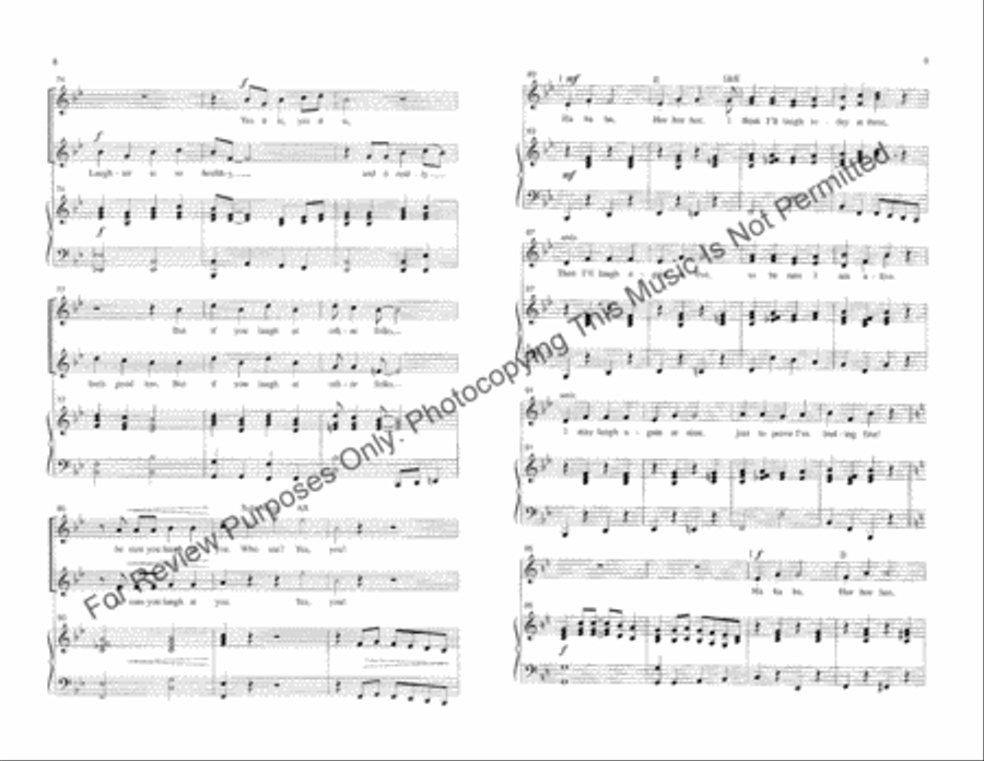 Laughter Is Medicine Laughter Is Medicine 2-Part scores gallery preview page 5
