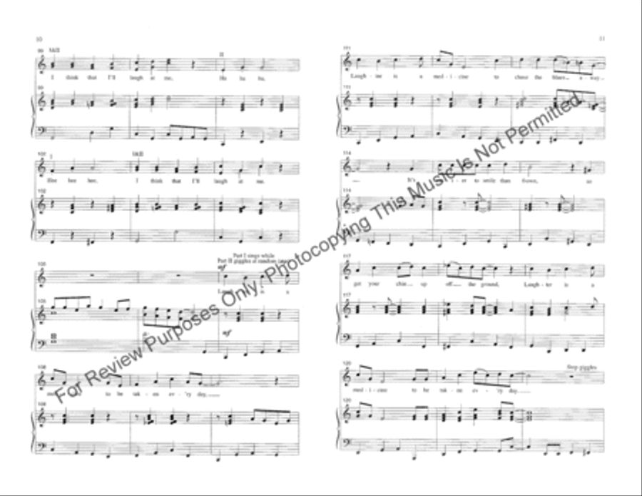Laughter Is Medicine Laughter Is Medicine 2-Part scores gallery preview page 6