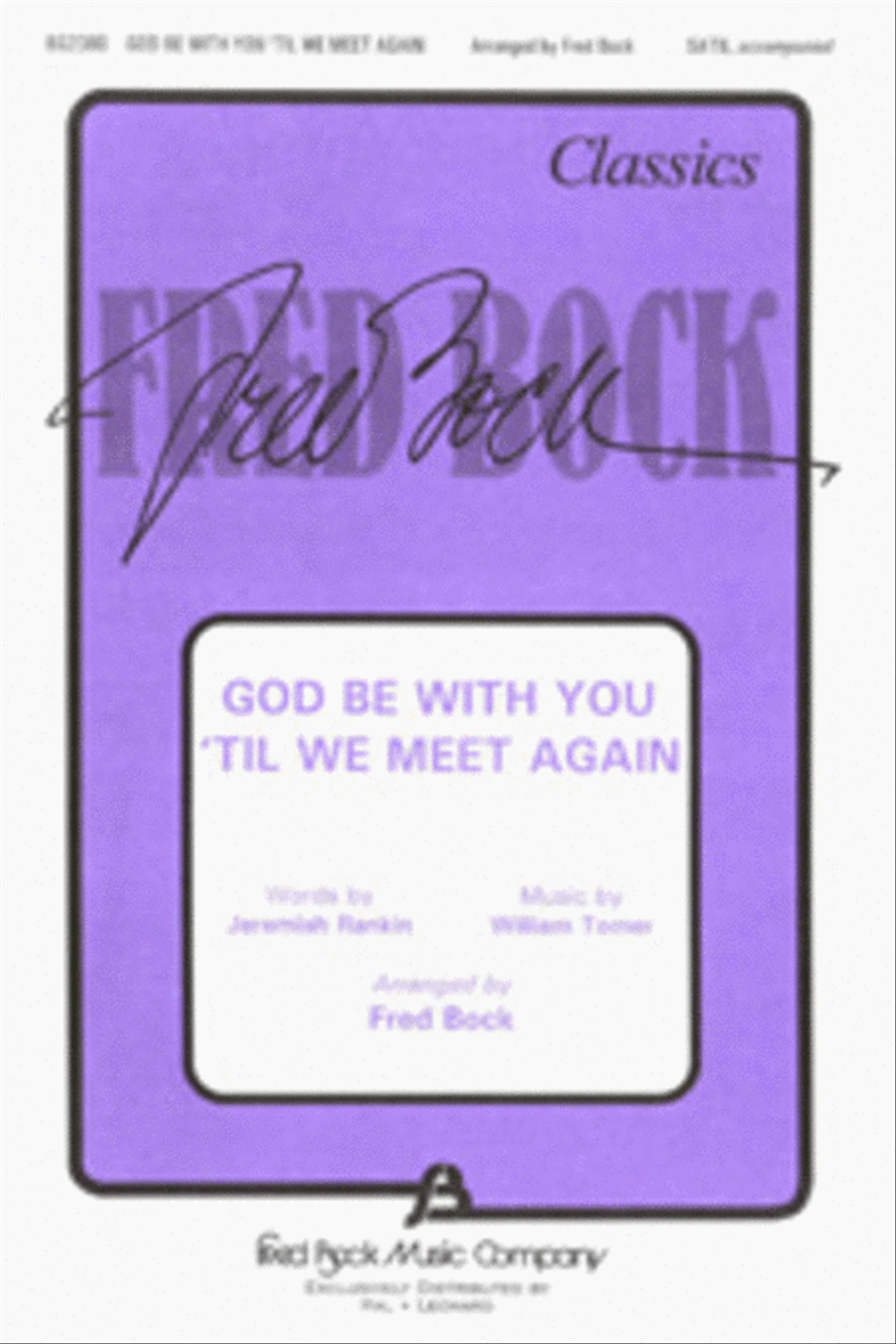 God Be with You 'Til We Meet Again 4-Part scores gallery preview page 1