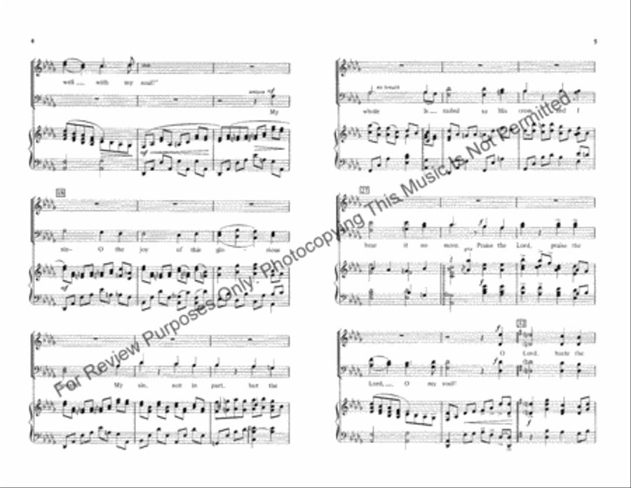 When Peace Like a River When Peace Like a River 4-Part scores gallery preview page 3