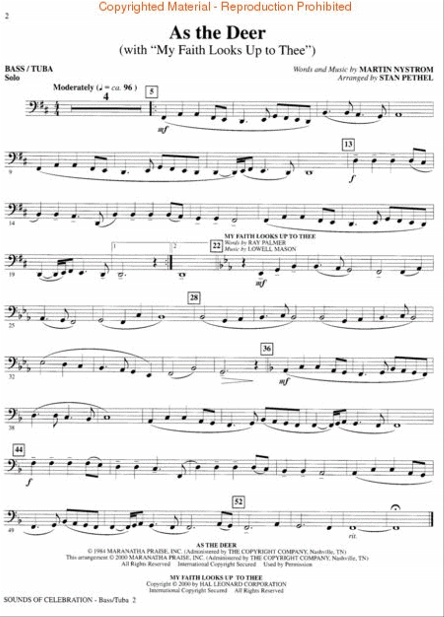 Sounds of Celebration Tuba scores gallery preview page 3