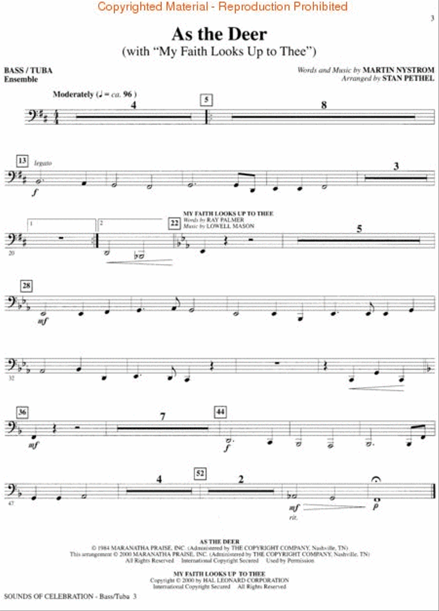 Sounds of Celebration Tuba scores gallery preview page 4