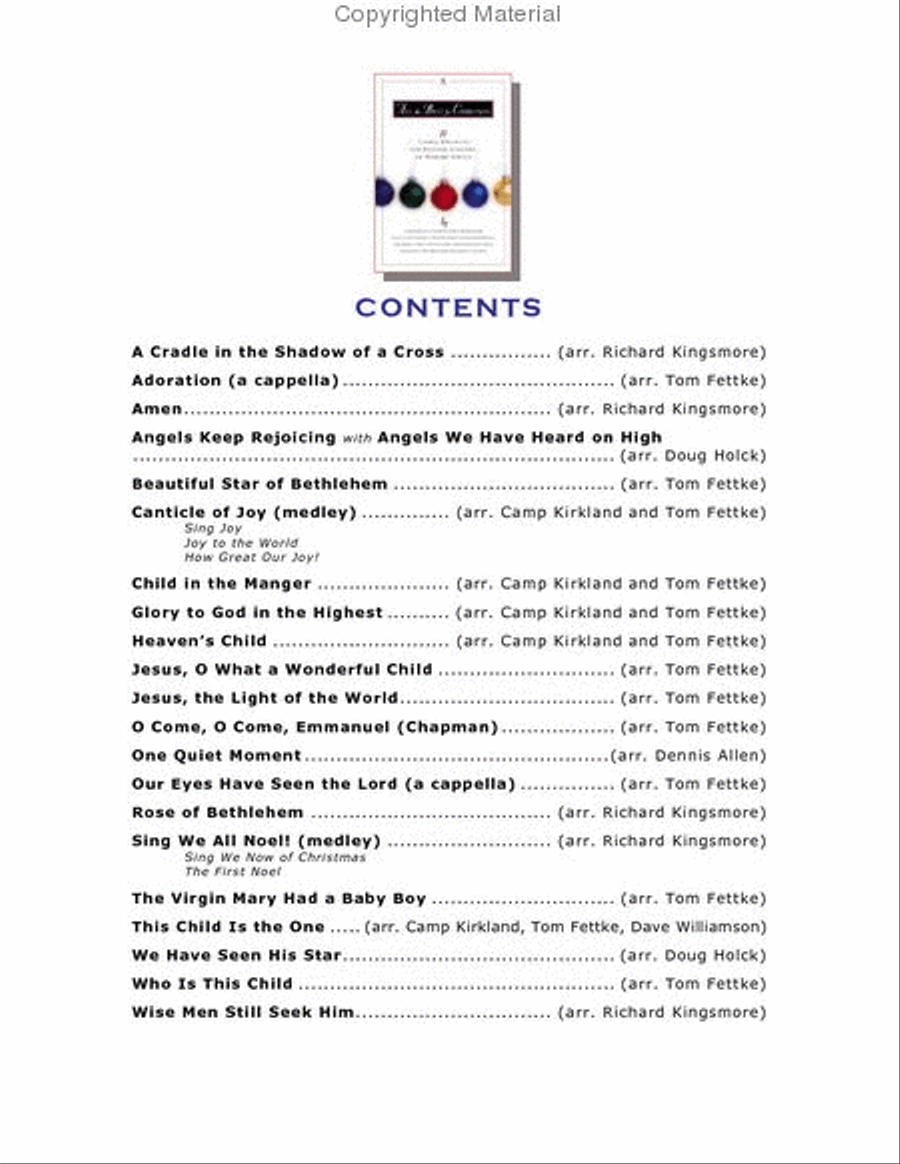 All the Best for Christmas (Book) ATB scores gallery preview page 2