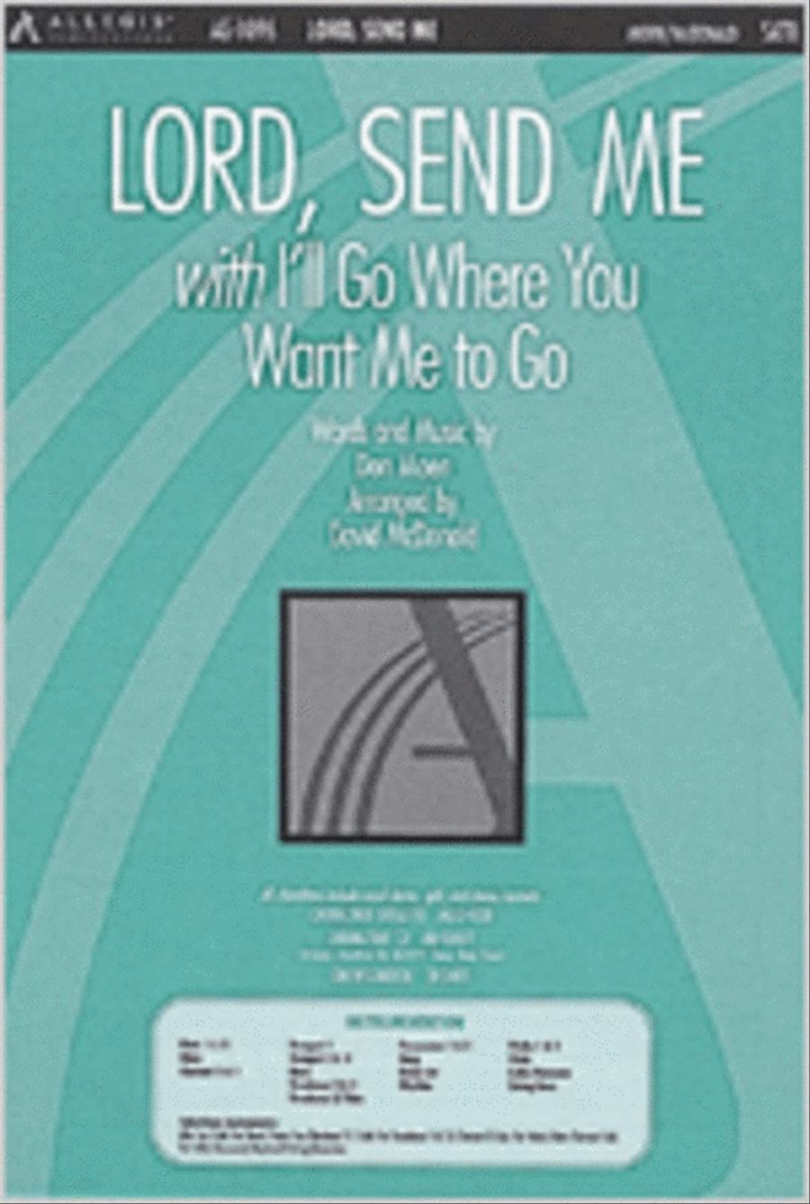 Lord, Send Me with I'll Go Where You Want (Anthem) 4-Part scores gallery preview page 1