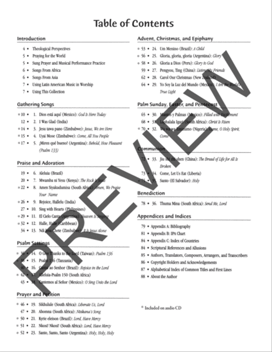 Halle, Halle We Sing the World Round Teachers Edition Choir scores gallery preview page 2