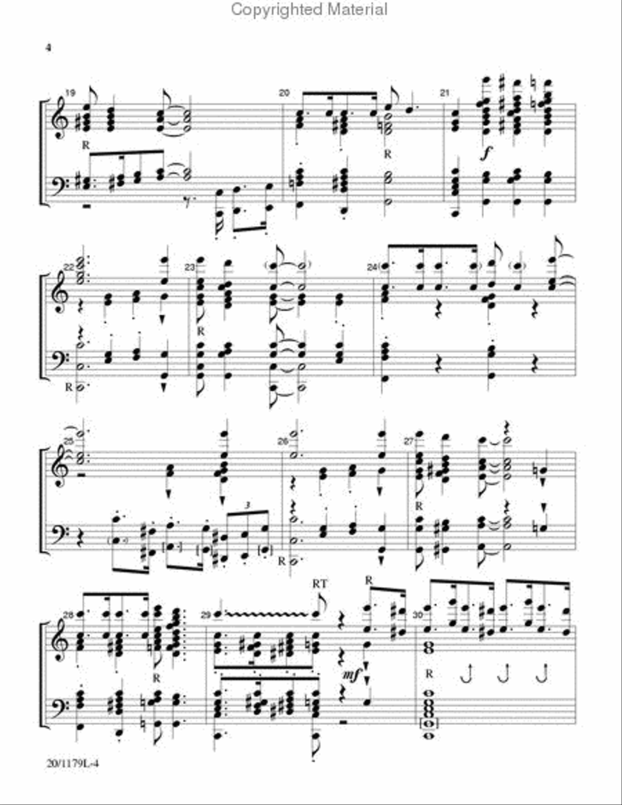 Standin' in the Need of Prayer 5-Octaves scores gallery preview page 4