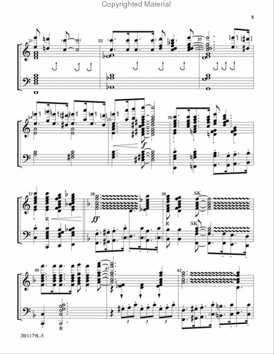 Standin' in the Need of Prayer 5-Octaves scores gallery preview page 5