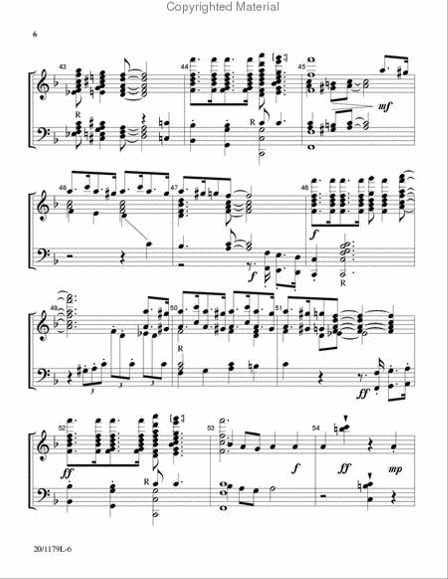 Standin' in the Need of Prayer 5-Octaves scores gallery preview page 6