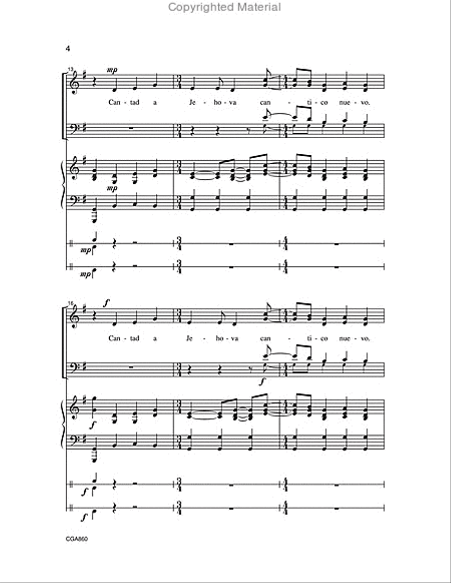 Cantad 4-Part scores gallery preview page 4