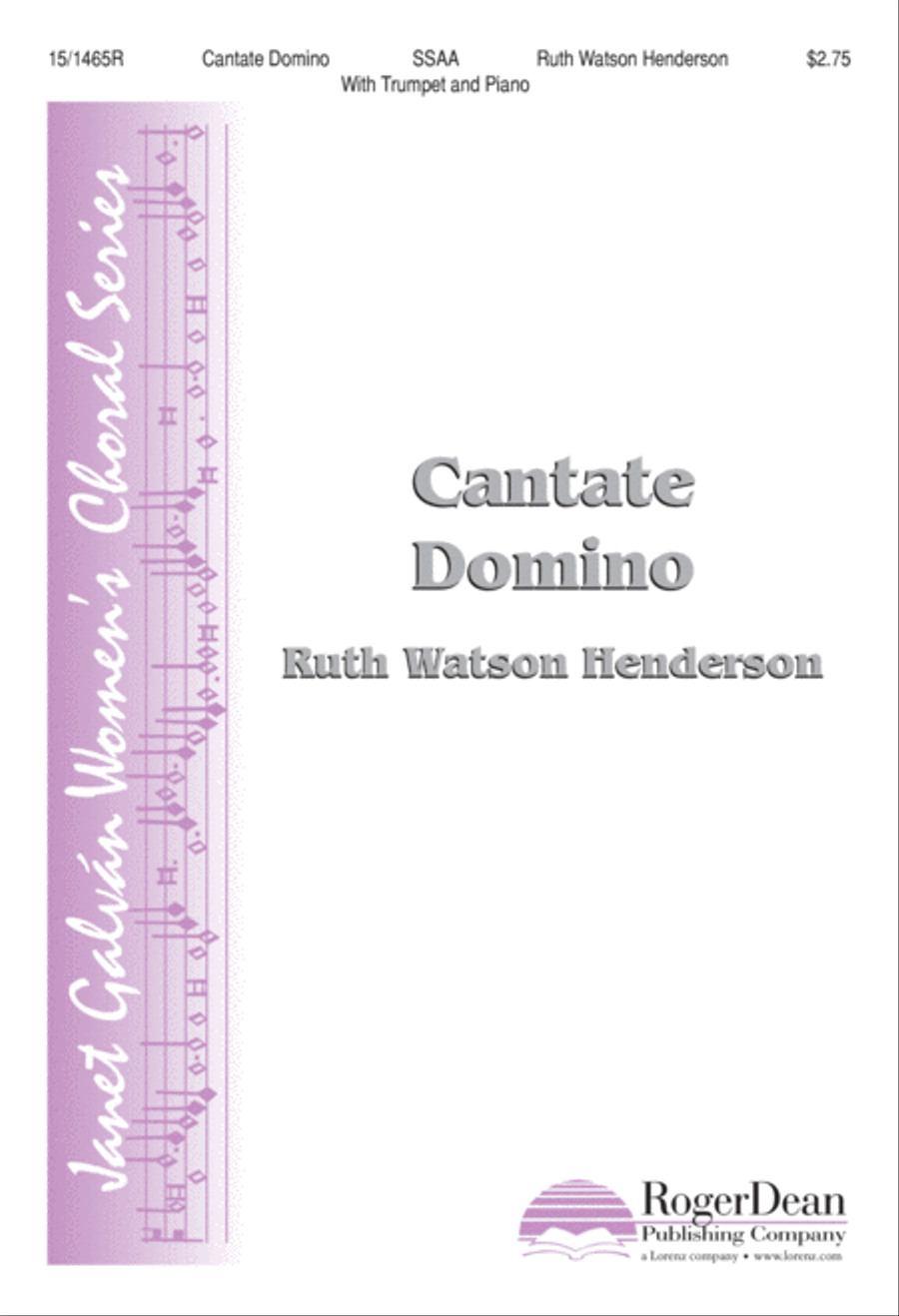 Cantate Domino Cantate Domino SSAA scores gallery preview page 2