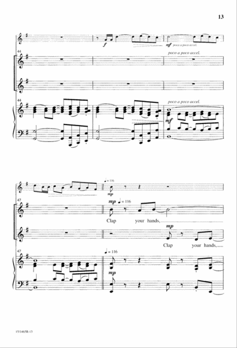 Cantate Domino Cantate Domino SSAA scores gallery preview page 14