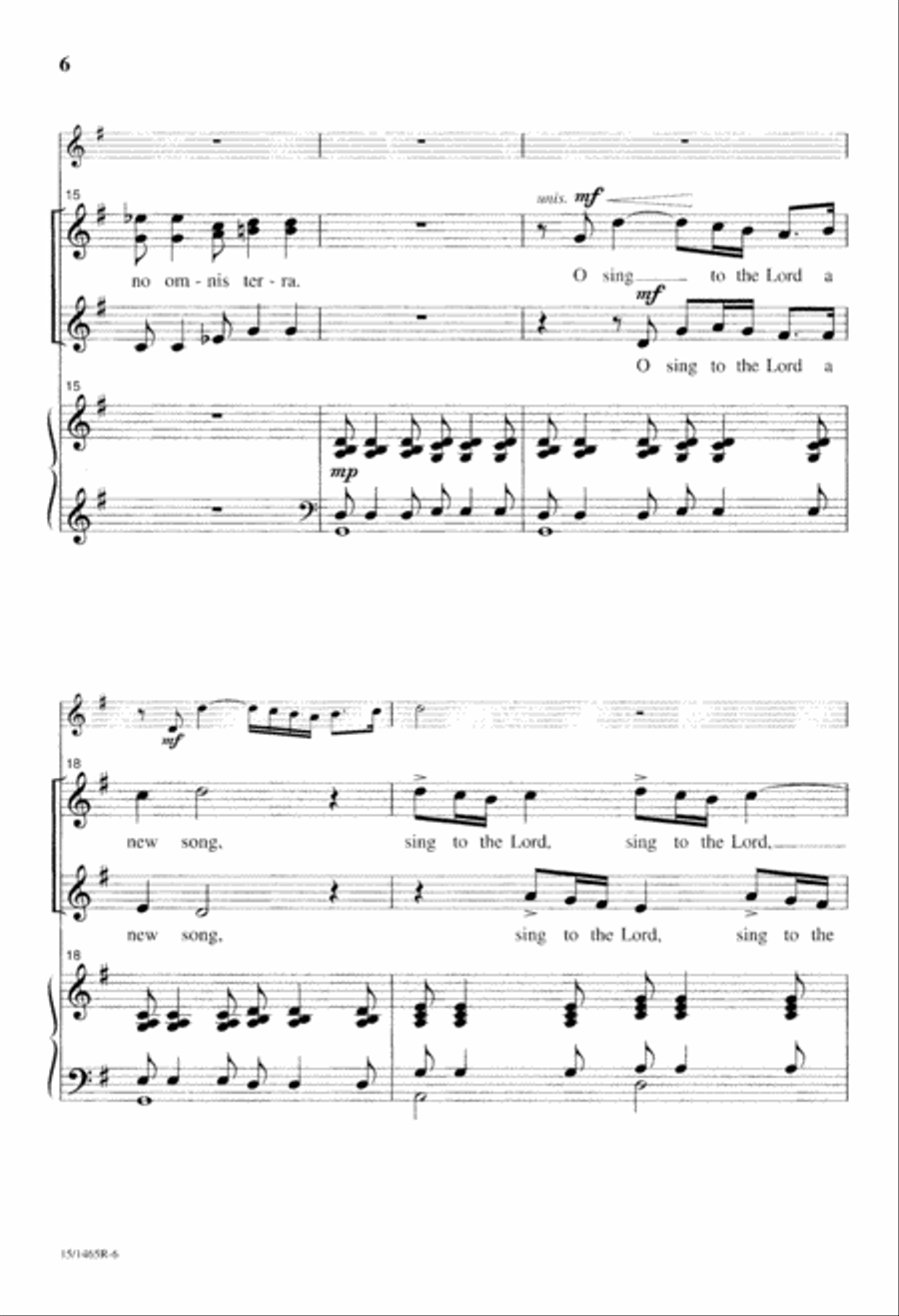 Cantate Domino Cantate Domino SSAA scores gallery preview page 7