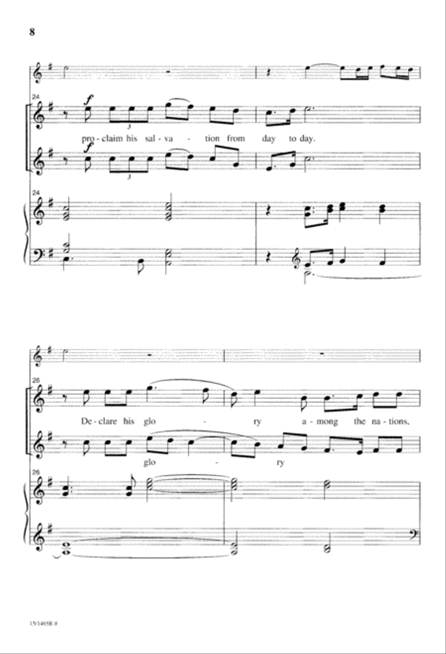 Cantate Domino Cantate Domino SSAA scores gallery preview page 9