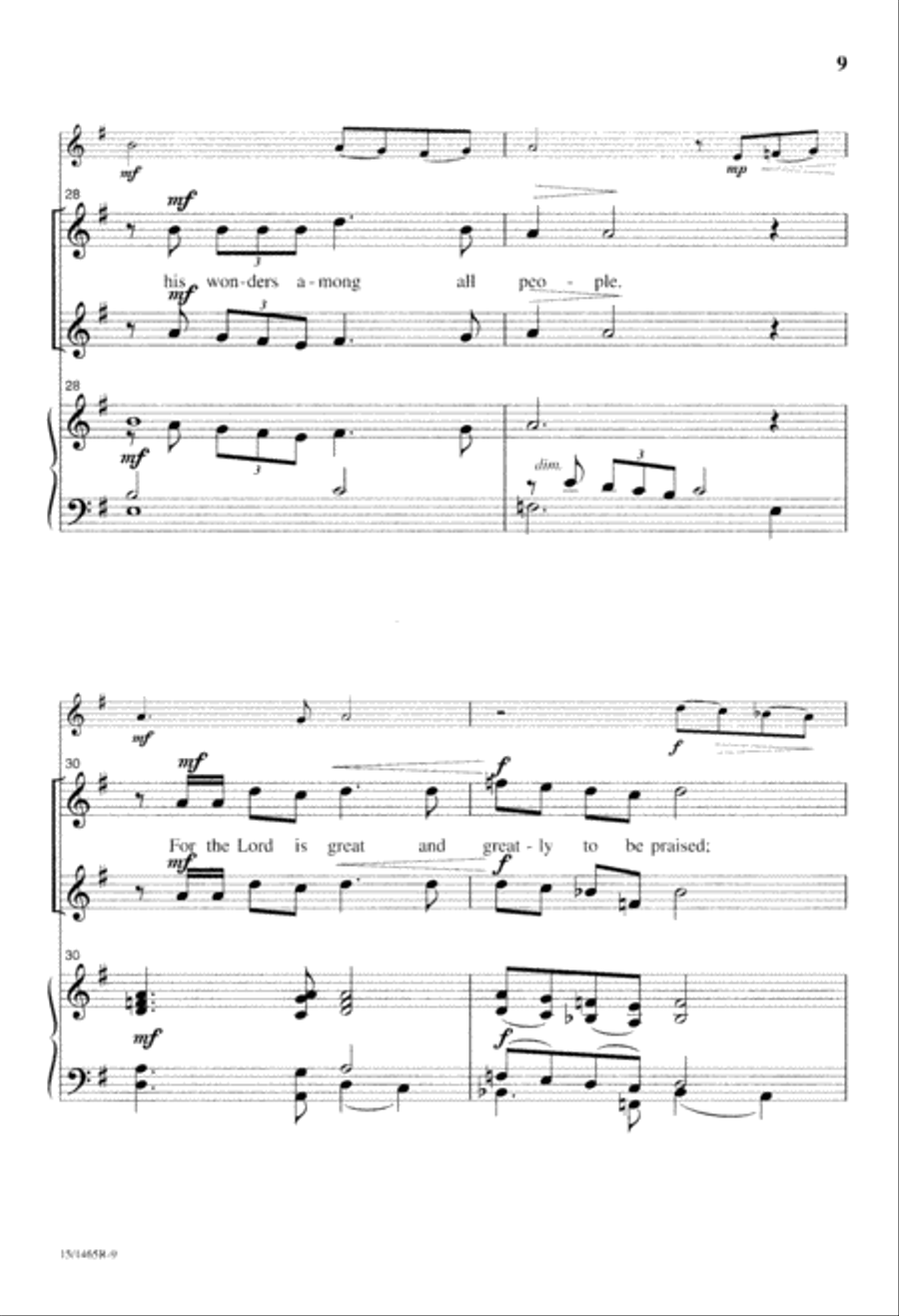 Cantate Domino Cantate Domino SSAA scores gallery preview page 10