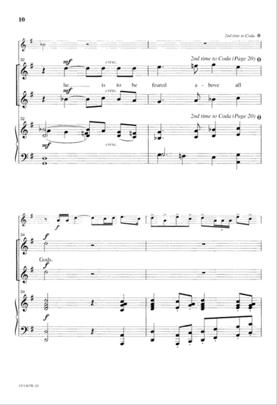 Cantate Domino Cantate Domino SSAA scores gallery preview page 11