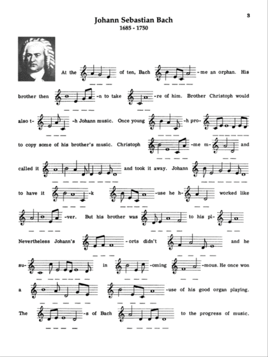 Music History Speller Music History Speller Piano Method scores gallery preview page 3