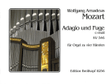 Adagio and fugue in C minor K. 546