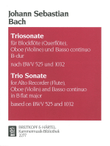 Trio Sonata in B flat major based on BWV 525 and BWV 1032