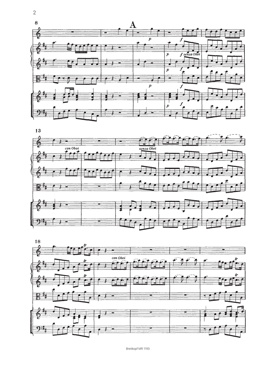 Suite in D major HWV 341 Suite in D major HWV 341 Orchestra scores gallery preview page 3