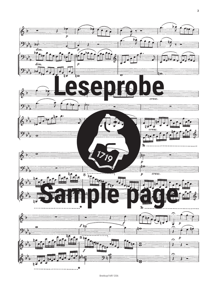 Trio in E flat major Trio in E flat major Piano scores gallery preview page 4