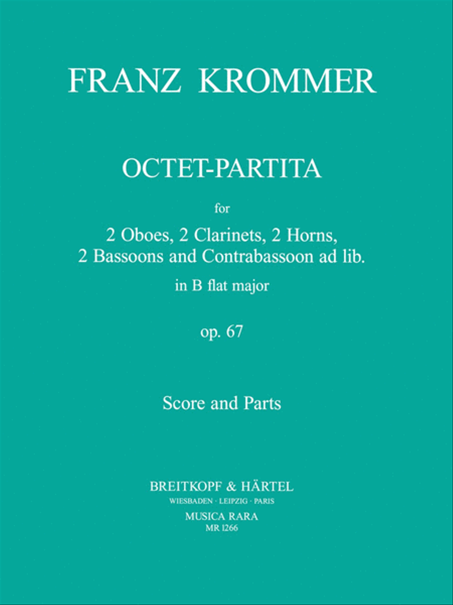 Octet Partita in Bb major Op. 67 Chamber Music scores gallery preview page 1