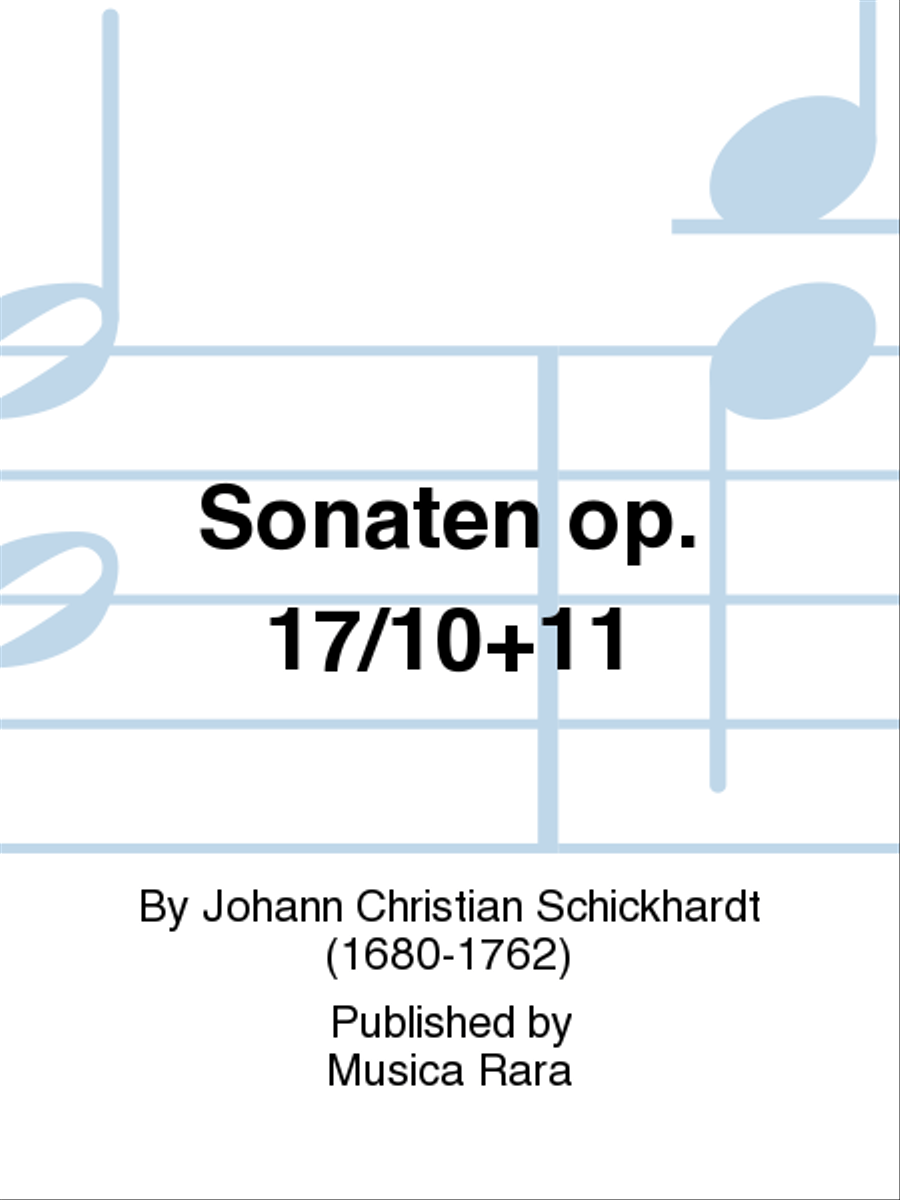 6 Sonatas from Op. 17 Recorder scores gallery preview page 1