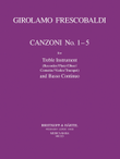 Canzoni Nos. 1-5