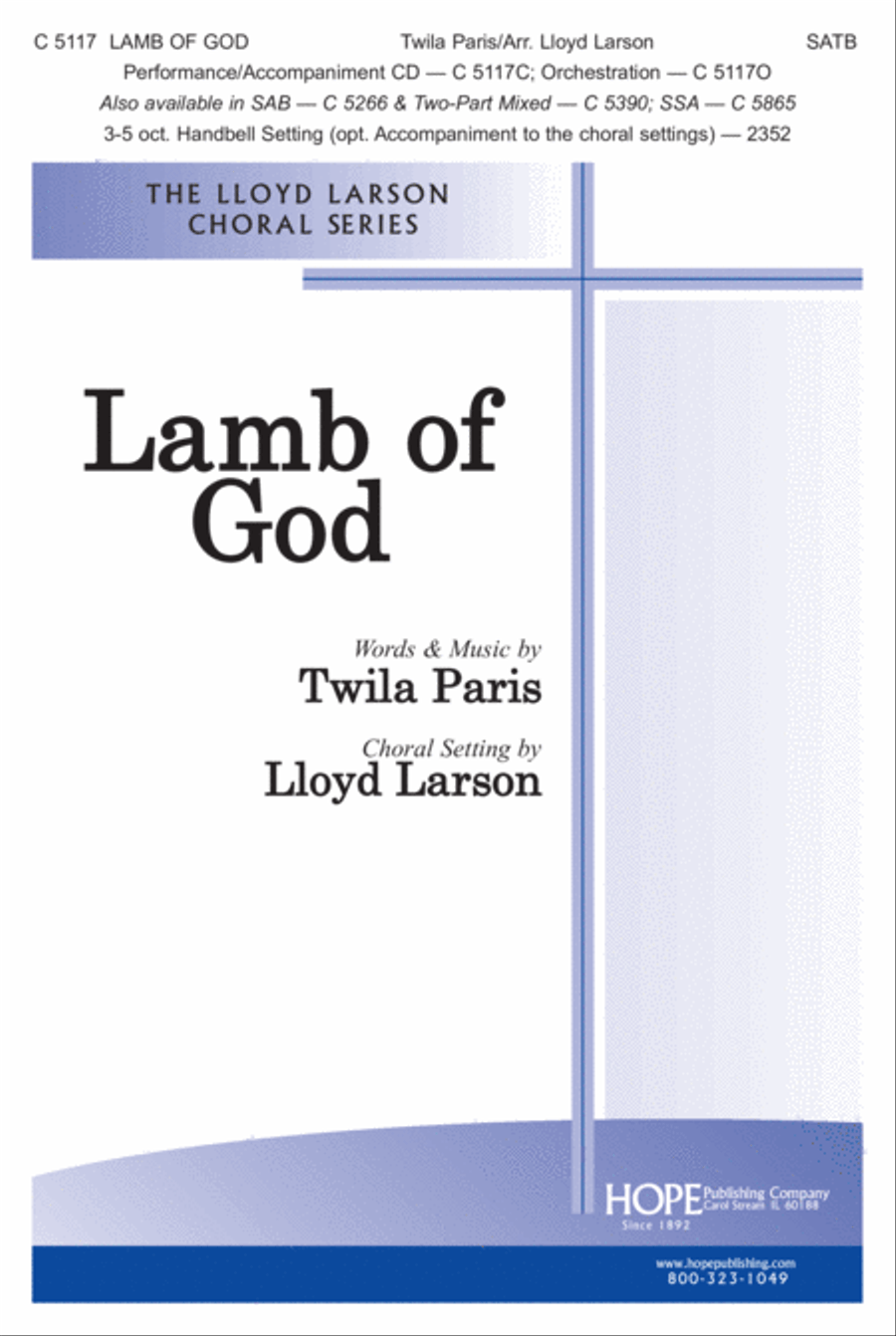 Lamb of God Lamb of God 4-Part scores gallery preview page 2