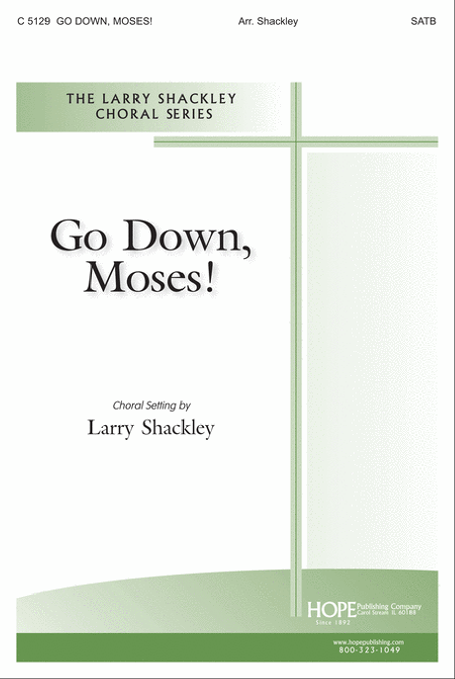 Go Down, Moses! Go Down, Moses! 4-Part scores gallery preview page 1