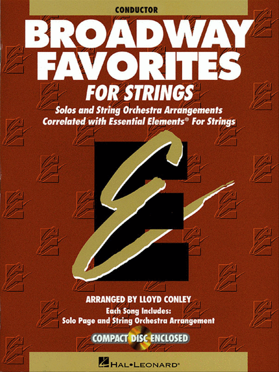 Broadway Favorites For Strings - Conductor Score/CD Orchestra scores gallery preview page 1