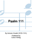 Beatus vir (How blest is he) Psalm 111