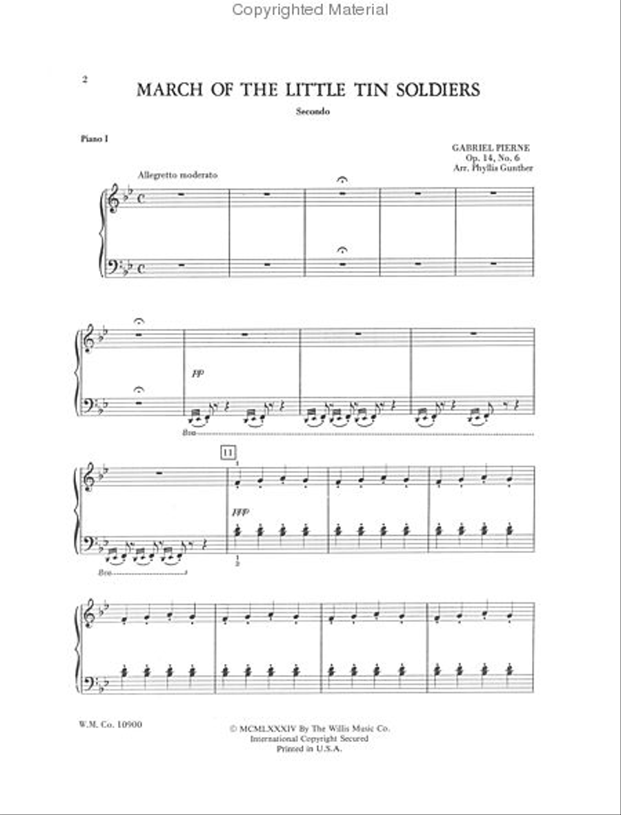 March of the Little Tin Soldiers Piano scores gallery preview page 2