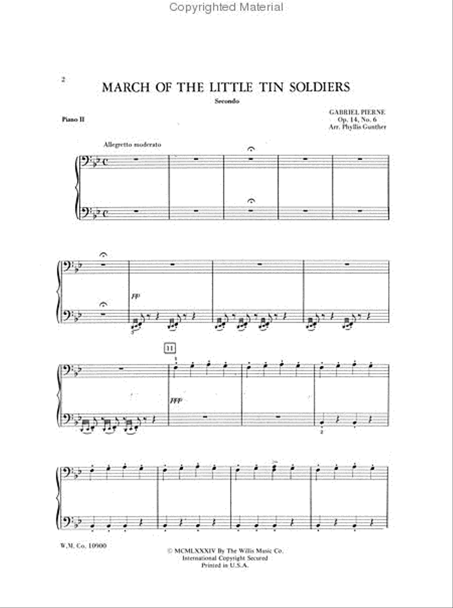 March of the Little Tin Soldiers Piano scores gallery preview page 4