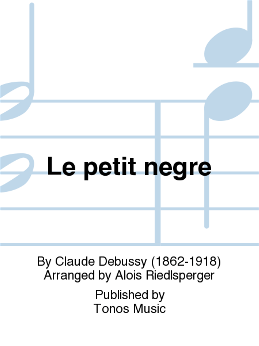 Le petit negre Le petit negre Clarinet Quartet scores gallery preview page 1