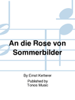 An die Rose von Sommerbilder