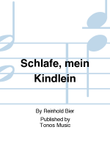 Schlafe, mein Kindlein