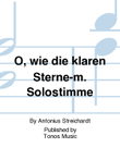 O, wie die klaren Sterne-m. Solostimme