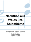 Nachtlied aus Wales - m. Solostimme