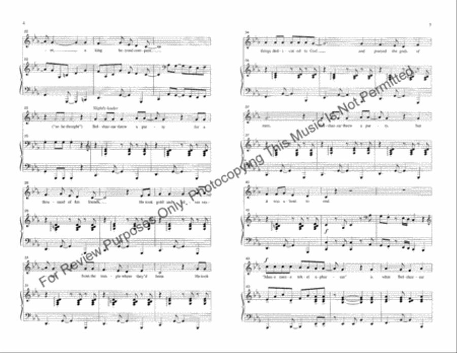 Mene Mene Tekel Upharsin Mene Mene Tekel Upharsin 2-Part scores gallery preview page 3