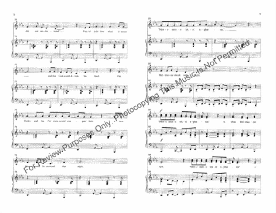 Mene Mene Tekel Upharsin Mene Mene Tekel Upharsin 2-Part scores gallery preview page 5