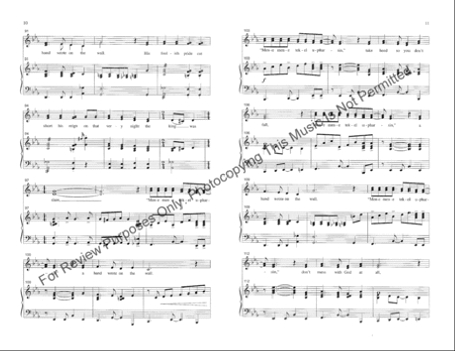 Mene Mene Tekel Upharsin Mene Mene Tekel Upharsin 2-Part scores gallery preview page 6